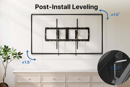 Extend and Fixed Mount for TVs 75″ to 116″