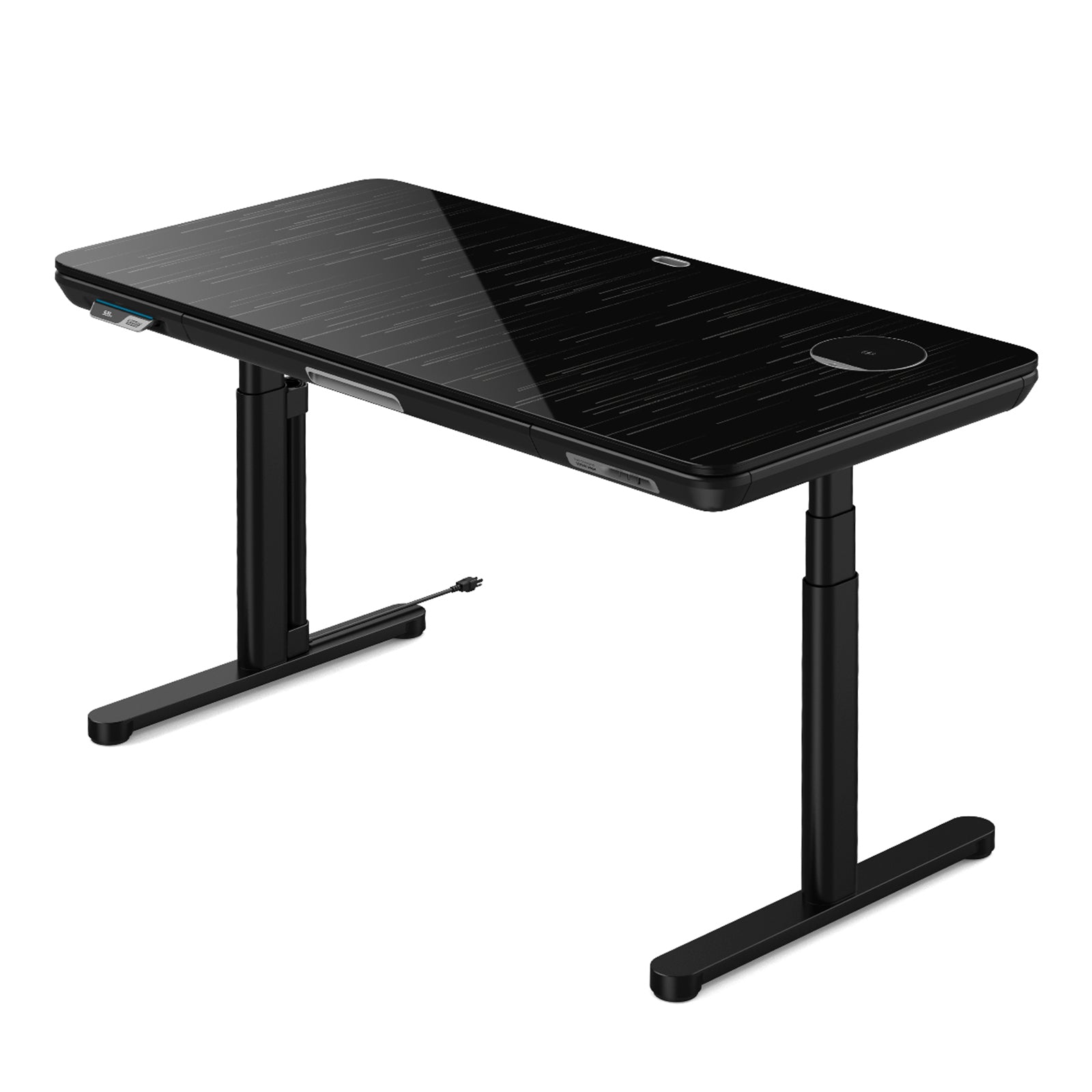 ErgoFx Adjustable Height Standing Desk With Galaxy Glass Desktop