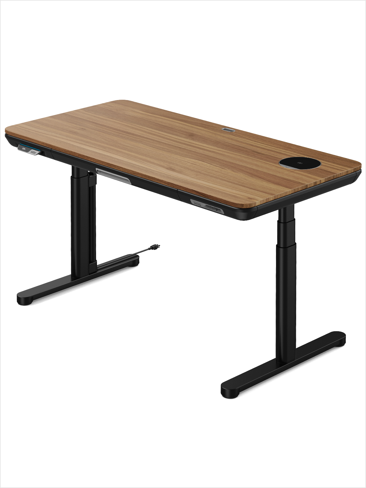 Desk with integrated on sale power